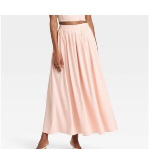 A New Day Light Pink Maxi Skirt